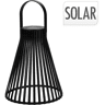 Lanterna decorativa SOLAR PRETA marca KOOPMAN