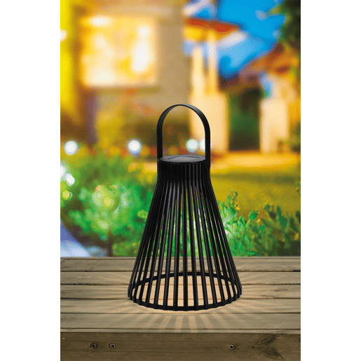 Lanterna decorativa SOLAR PRETA marca KOOPMAN