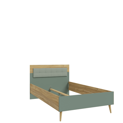 Cama LYON 120cm de cor carvalho Cama LYON 120cm de cor carvalho