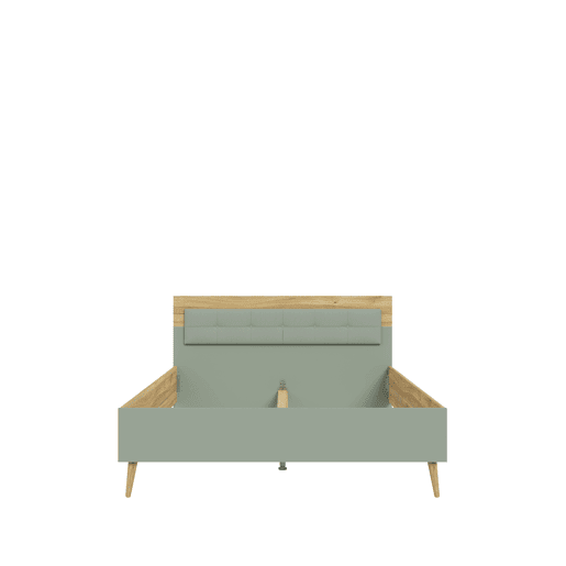 Cama LYON 160cm de cor carvalho