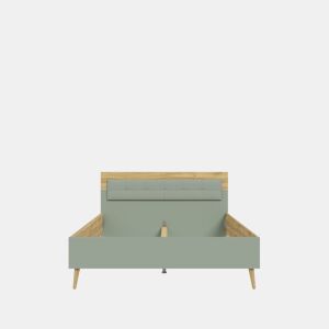 Cama LYON 160cm de cor carvalho