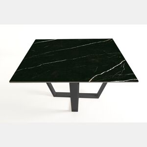 Mesa de centro com efeito mármore preto EXCÁLIBUR