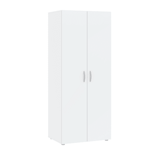 Roupeiro SERIE LEADER portas batentes 74x179cm branco