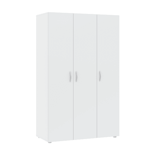 Roupeiro SERIE LEADER portas batentes 110x179cm branco