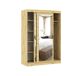 Armario TOUCH II 150x215cm 2 puertas correderas y espejo Armario TOUCH II 150x215cm 2 puertas correderas y espejo Roble