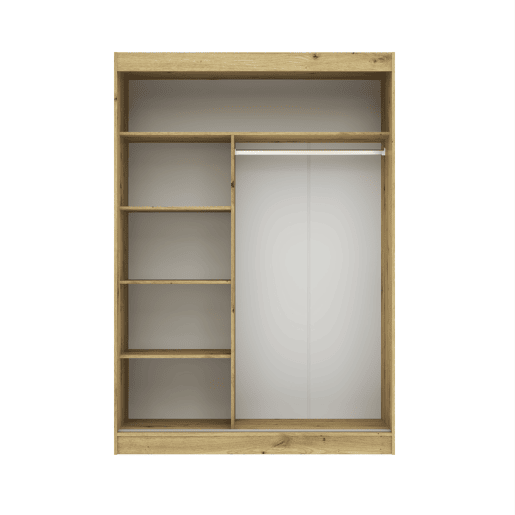 Roupeiro TOUCH II portas deslizantes com espelho 150x215cm
