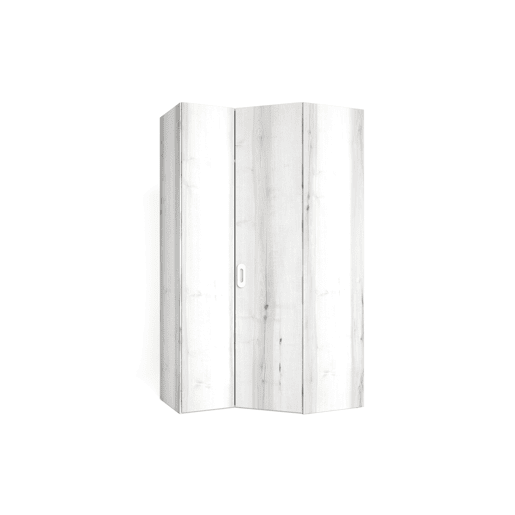 Roupeiro MOOD porta batente esquerda 127x215cm branco