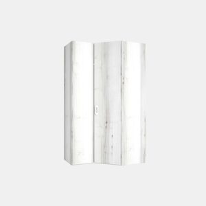 Roupeiro MOOD porta batente esquerda 127x215cm branco