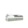 Cama nido 190x90cm MOOD branco e verde