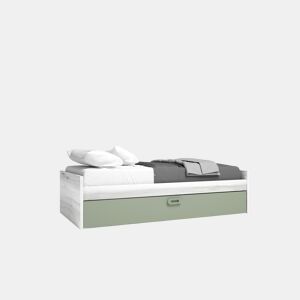 Cama nido 190x90cm MOOD branco e verde