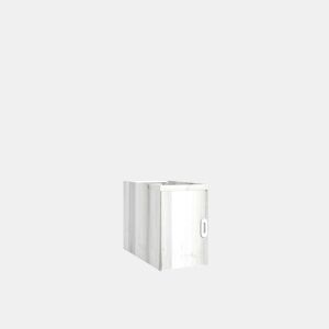 Arca de armazenamento MOOD 1 porta branco
