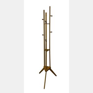Cabide de pé SEIN bambu 168cm cor natural escuro