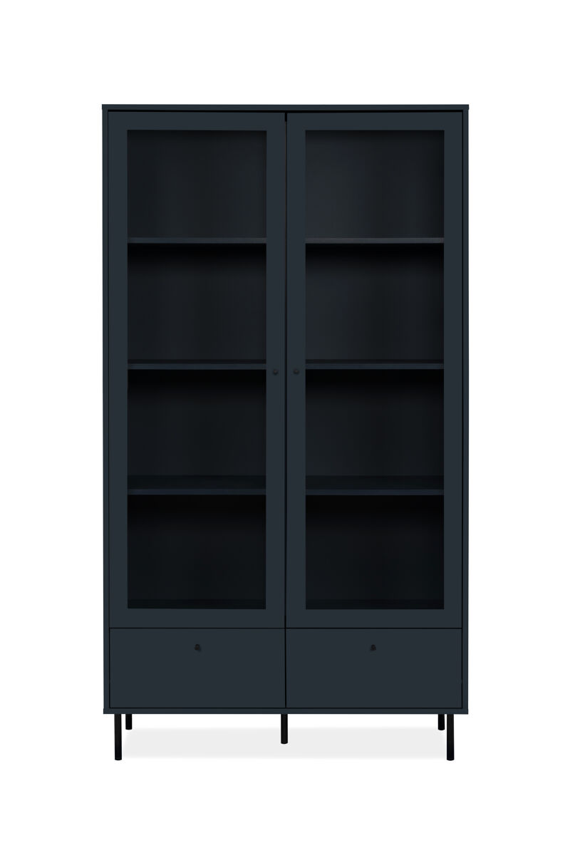 Vitrina 2 puertas azul marino caracas