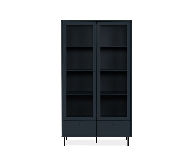 Vitrina 2 puertas azul marino caracas