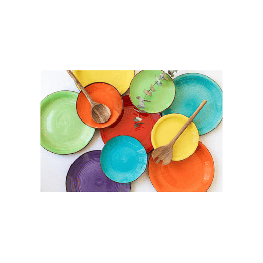 Conjunto de Loiça COLORS 18 peças grés multicolorido Conjunto de Loiça COLORS 18 peças grés multicolorido