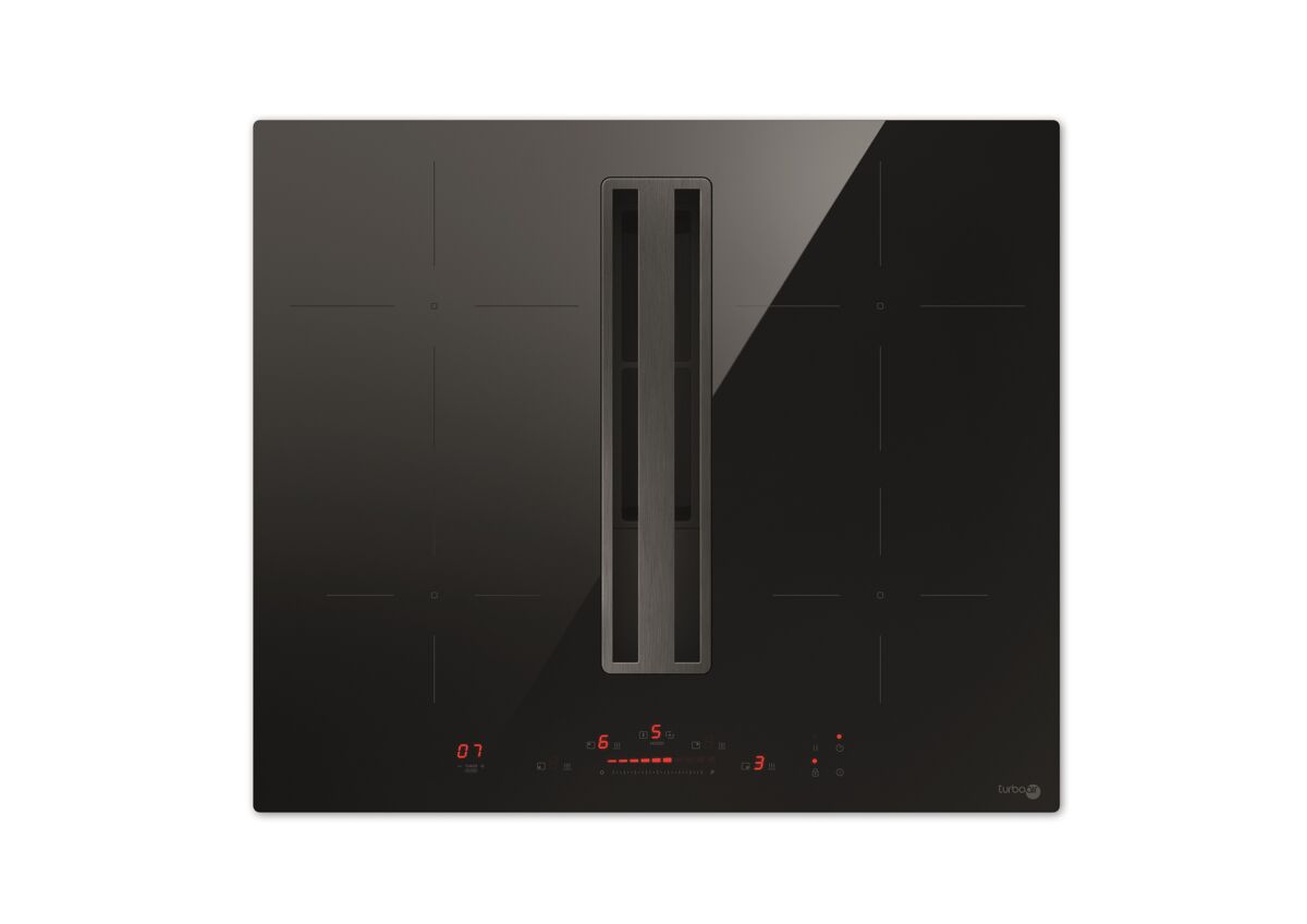 Placa de inducción con extractor TURBOAIR IMPULSO 4 zonas