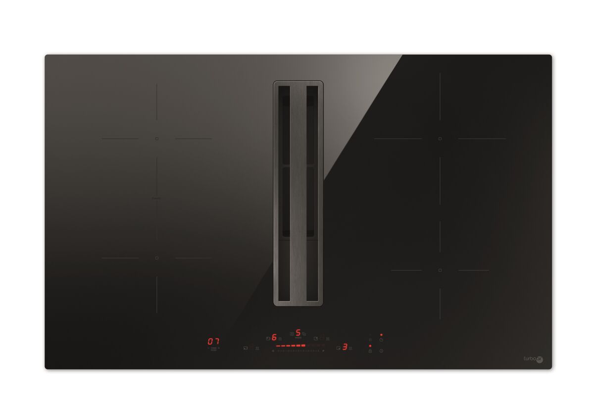 Placa de inducción con extractor TURBOAIR IMPULSO 4 zonas