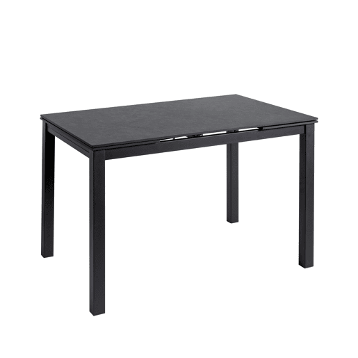 Mesa cozinha DIAMOND II extensível cerâmica 110170cm antracite