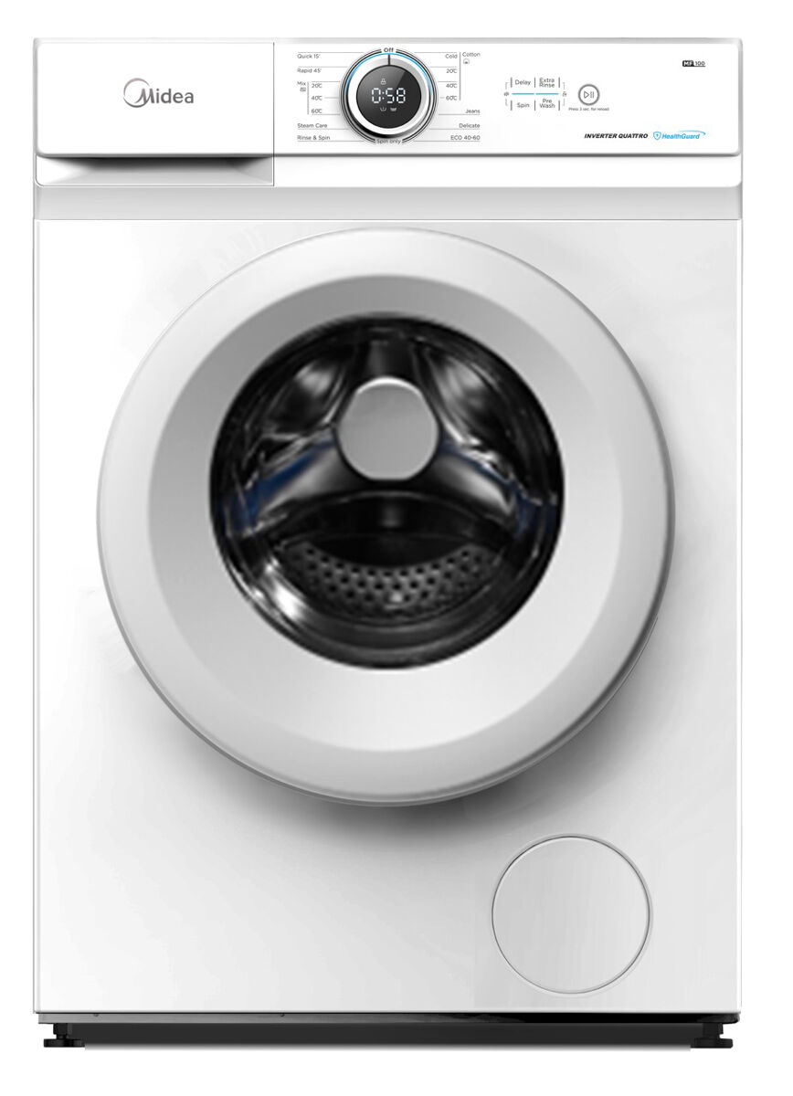 Lavadora carga frontal MIDEA MF100W80B/1/W-ES 8kg 1200 RPM
