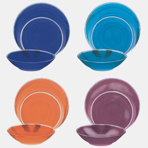 Conjunto de Talheres RAINBOW multicoloridos 18 peças