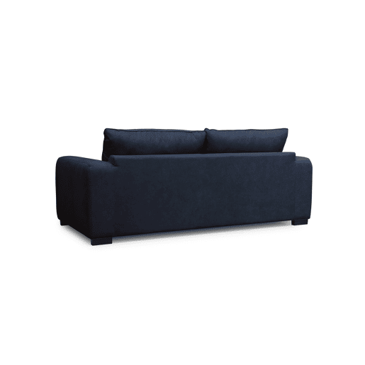 Sofá 3 lugares fixo cor azul SWEET