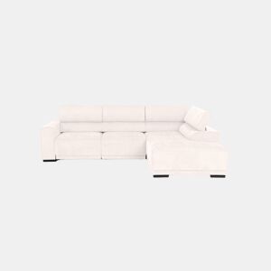 Sofá de canto com cama MACK dereita 4 lugares bege