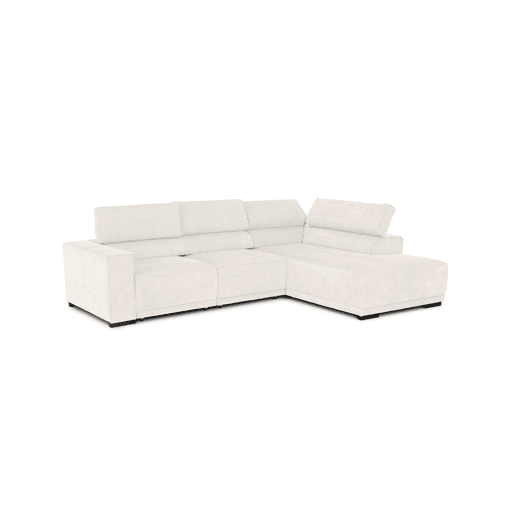 Sofá de canto com cama MACK dereita 4 lugares bege
