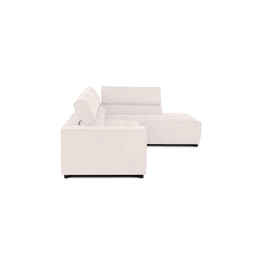 Sofá de canto com cama MACK dereita 4 lugares bege