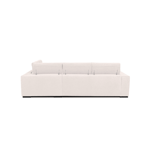 Sofá de canto com cama MACK dereita 4 lugares bege