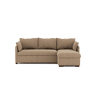 Chaise longue reversível com cama SYCO II 3 lugares castanho