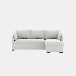 Chaise longue reversível com cama SYCO II 3 lugares cinza claro