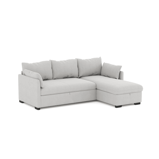 Chaise longue reversível com cama SYCO II 3 lugares cinza claro