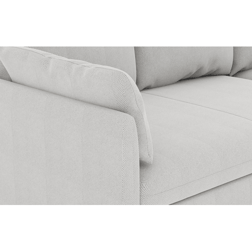 Chaise longue reversível com cama SYCO II 3 lugares cinza claro