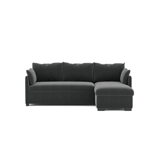 Chaise longue reversível com cama SYCO II 3 lugares cinza escuro