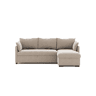 Chaise longue reversível com cama SYCO II 3 lugares bege