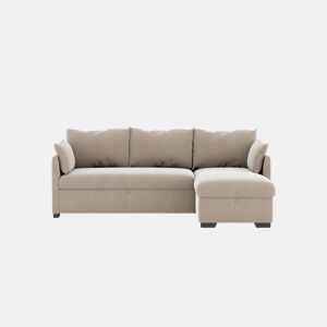 Chaise longue reversível com cama SYCO II 3 lugares bege