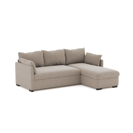 Chaise longue reversível com cama SYCO II 3 lugares bege