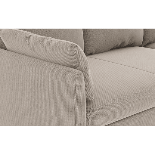 Chaise longue reversível com cama SYCO II 3 lugares bege