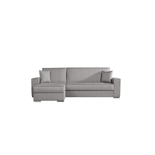 Chaise longue com cama 4 lugares reversível LAILA cor cinza