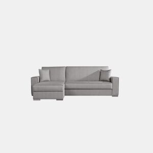 Chaise longue com cama 4 lugares reversível LAILA cor cinza