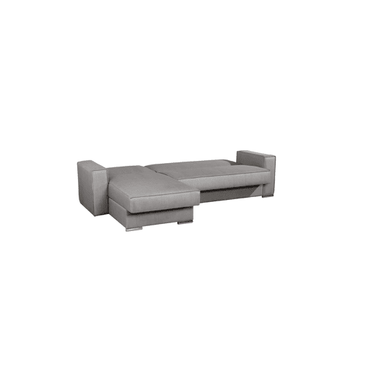 Chaise longue com cama 4 lugares reversível LAILA cor cinza