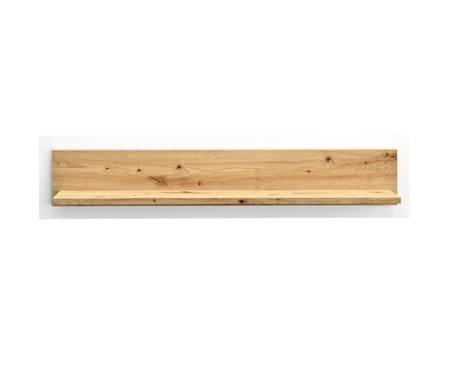 Estante de pared 134cm blanco y roble corso