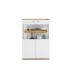 Vitrina 2 puertas blanco y roble CORSO Vitrina 2 puertas blanco y roble CORSO Blanco/ Madera