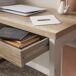 Mesa escritorio VERONA 2 cajones blanco y roble Mesa escritorio VERONA 2 cajones blanco y roble Blanco/ Madera
