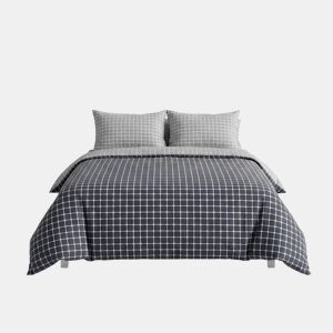 Capa de edredão GALA para cama de 135cm cor cinza