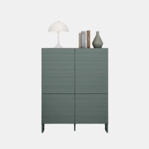 Cómoda de 4 portas BRETANIA cor verde