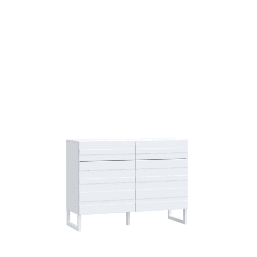 Aparador 2 portas e 2 gavetas BRETANIA branco