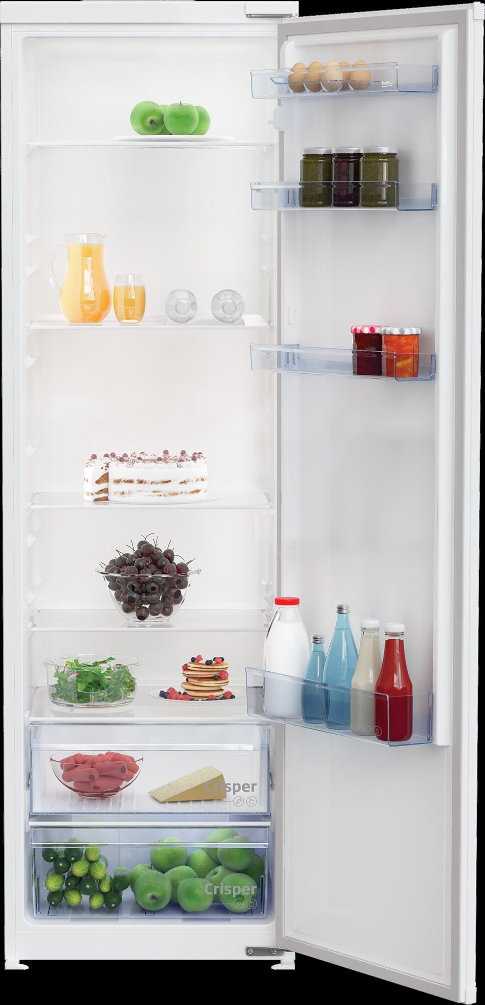 Frigorífco integrable 1 puerta 177,5cm blanco BEKO BSSA315K4SN