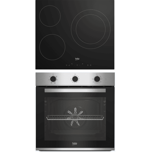 Conjunto forno e placa vitroceramica BEKO BBSE12122XD