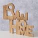Figura HOME y LOVE surtido marca BOLTZE Figura HOME y LOVE surtido marca BOLTZE Madera